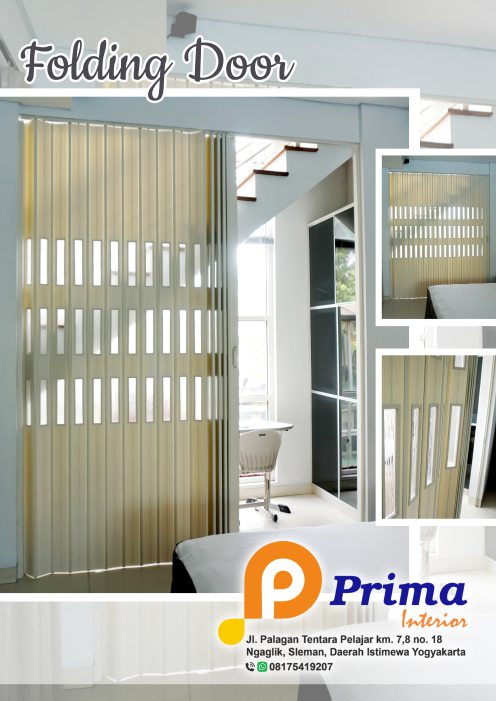 folding door plastik PVC
