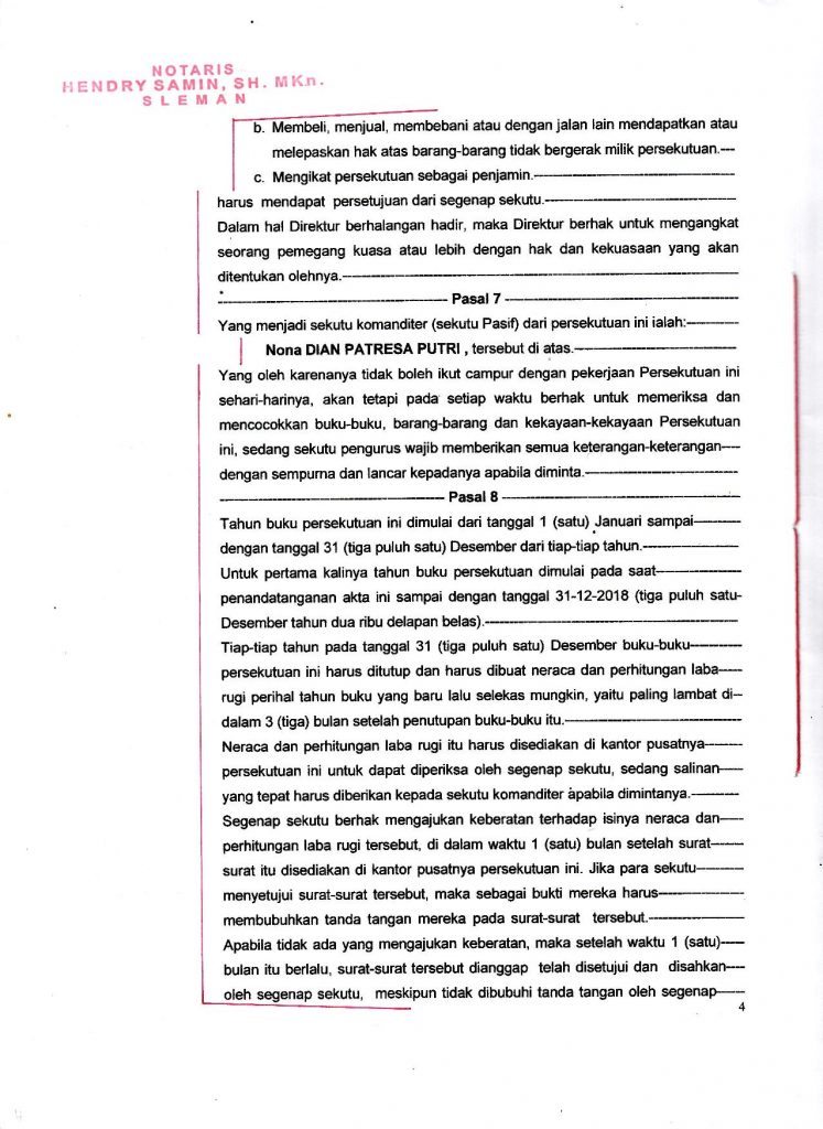 AKTA 5 CV Prima Abadi Jaya