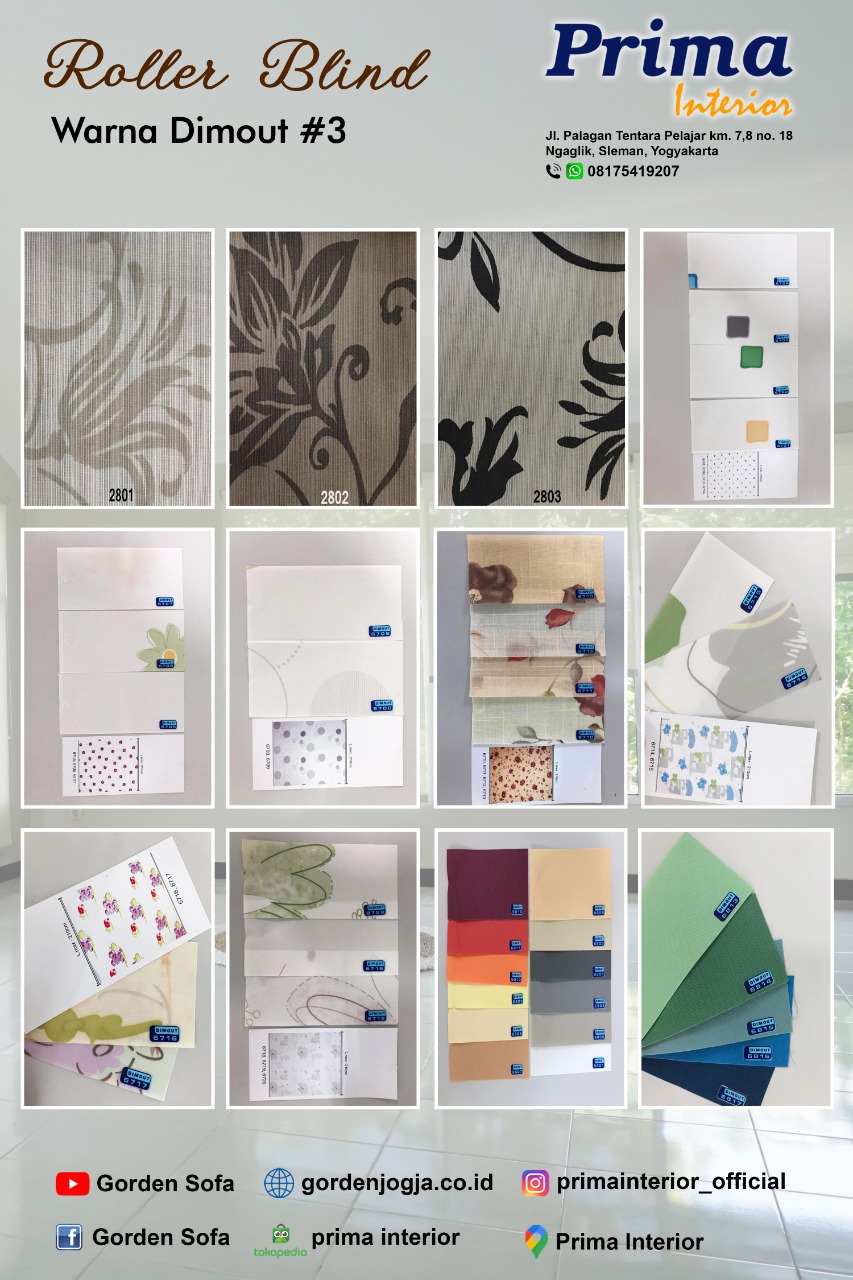 √ Katalog Daftar Harga Roller Blind di Yogyakarta Terlengkap