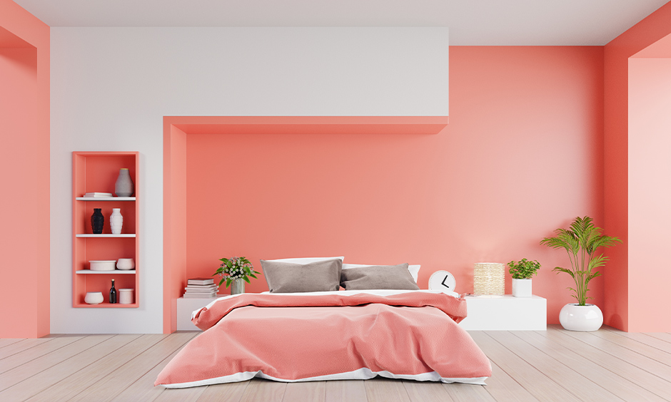 kamar warna pink